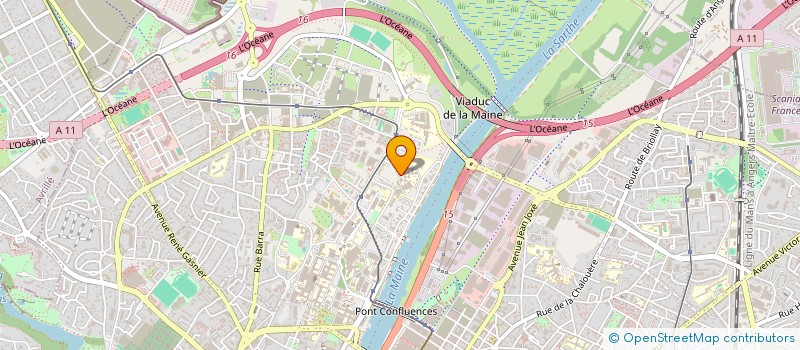 localisation de l'entreprise TWIN HOLDING à ANGERS