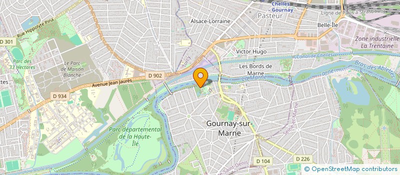 localisation de l'entreprise TWIN IMMO à GOURNAY-SUR-MARNE