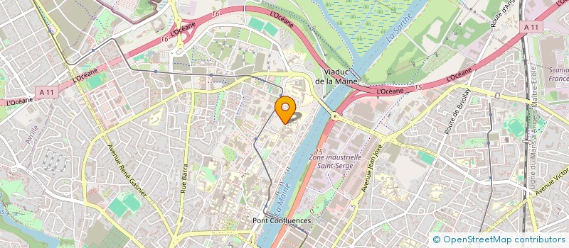 localisation de l'entreprise TWIN MARCILLE à ANGERS