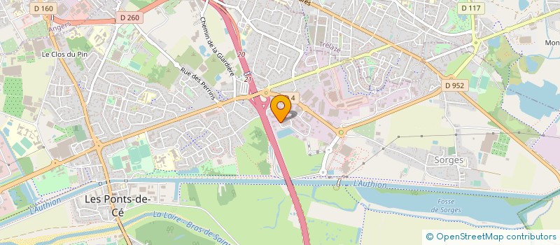 localisation de l'entreprise TWIN MEDICAL  LES PONTS-DE-CE