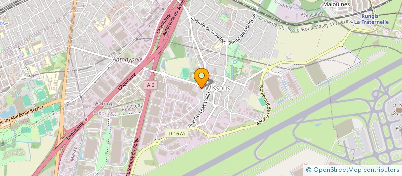 localisation de l'entreprise TWIN MOTORSPORT  WISSOUS