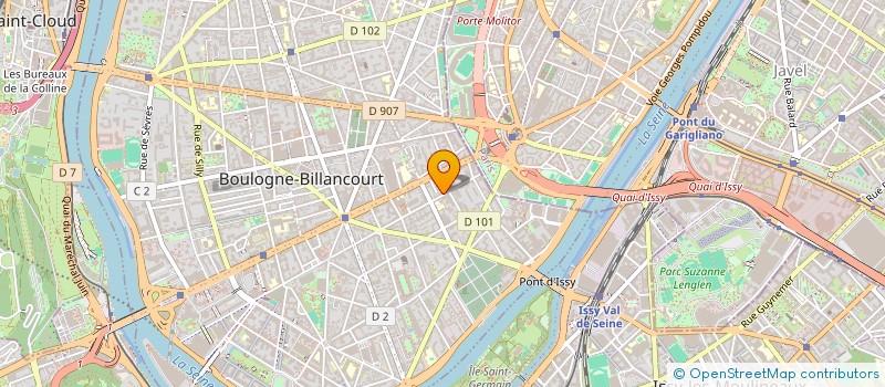localisation de l'entreprise TWIN MUSIC à BOULOGNE-BILLANCOURT
