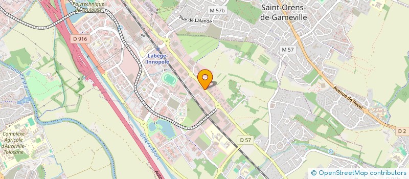 localisation de l'entreprise TWIN PARTS  LABEGE