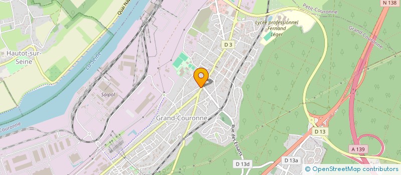 localisation de l'entreprise TWIN PIZZA  GRAND-COURONNE