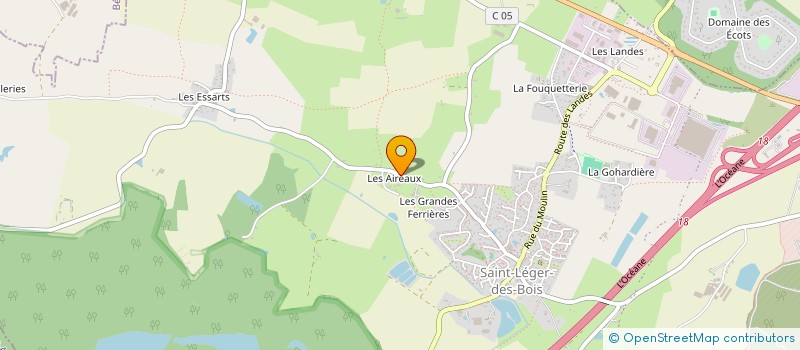 localisation de l'entreprise TWIN POWER  SAINT-LEGER-DE-LINIERES