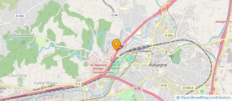 localisation de l'entreprise TWIN POWER  AUBAGNE