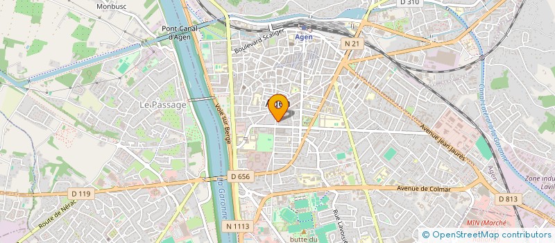 localisation de l'entreprise TWIN'S AIRLINES  SAINT-JEAN-LESPINASSE