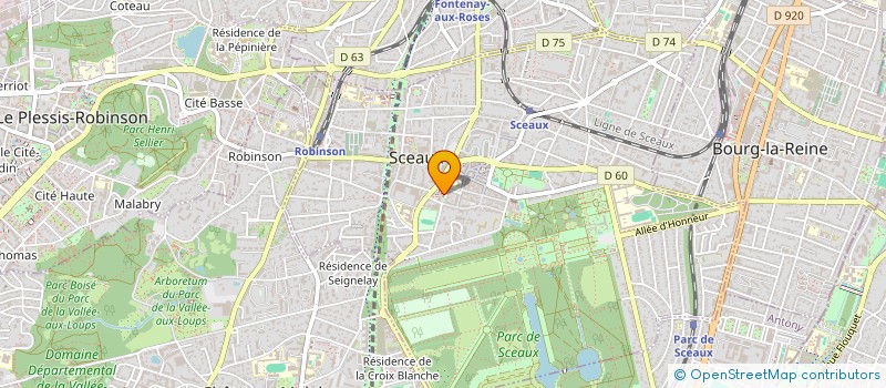 localisation de l'entreprise TWIN SET à SCEAUX