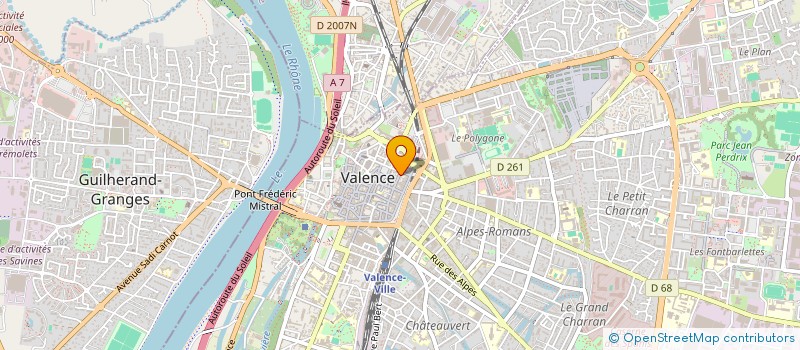 localisation de l'entreprise TWIN TAK à VALENCE