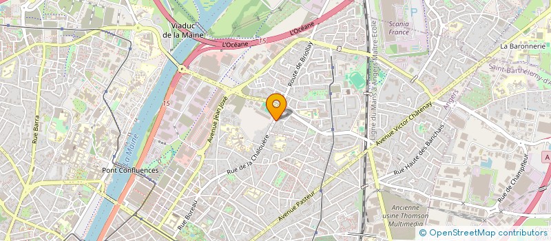 localisation de l'entreprise TWIN VERTIGO  ANGERS