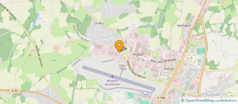 localisation de l'entreprise TWINBAY SA à LANNION