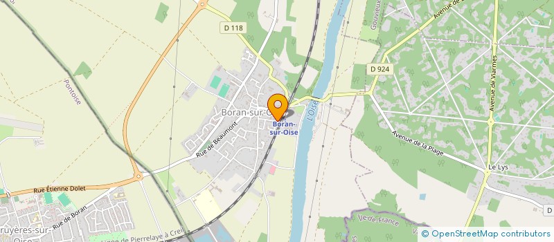 localisation de l'entreprise TWINBROOK  BORAN-SUR-OISE