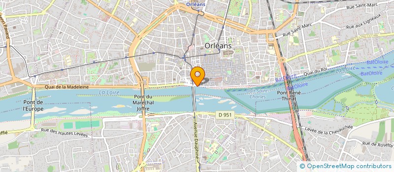 localisation de l'entreprise TWINE à ORLEANS