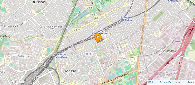 localisation de l'entreprise TWINELEC à ANTONY