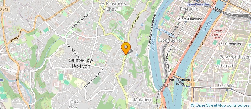 localisation de l'entreprise TWINFIELD IMMO  SAINTE-FOY-LES-LYON