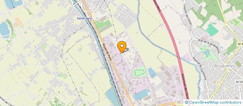 localisation de l'entreprise TWINFLOOR  SAINT-JORY