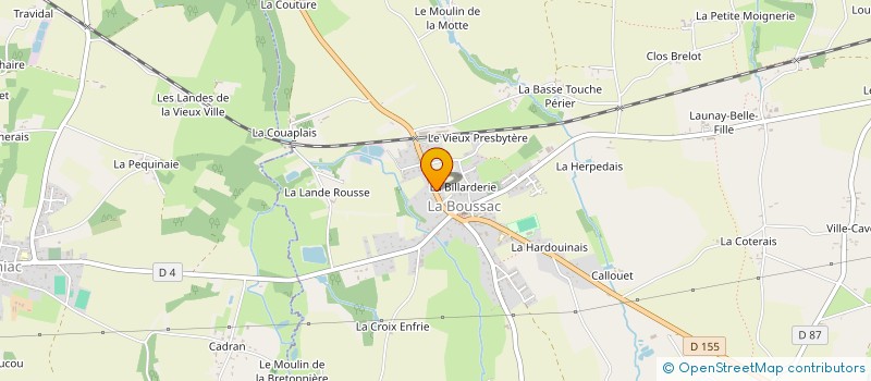 localisation de l'entreprise TWING'S RAIDEUSES  LA BOUSSAC