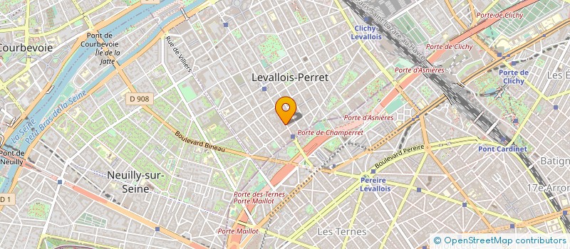 localisation de l'entreprise TWININGS & CO SAS à LEVALLOIS-PERRET