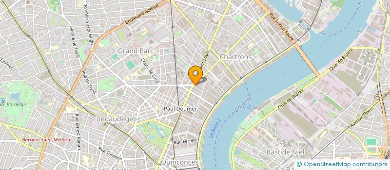 localisation de l'entreprise TWINS 30  BORDEAUX