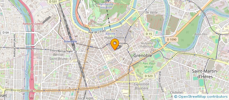 localisation de l'entreprise TWINS à GRENOBLE