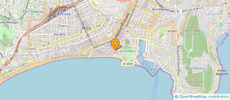 localisation de l'entreprise TWINS à NICE