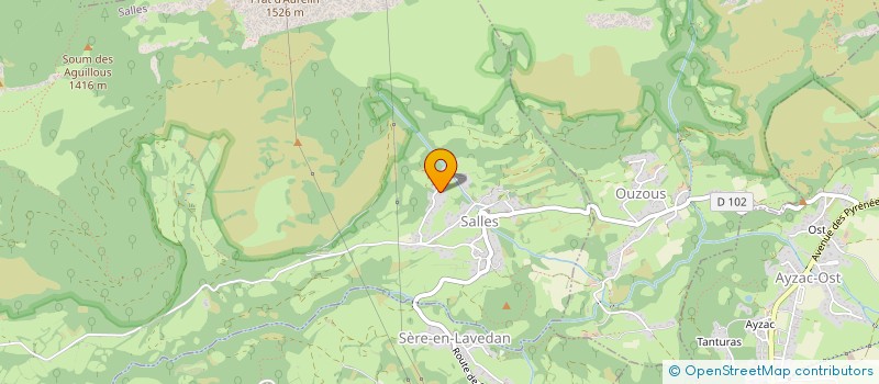 localisation de l'entreprise TWINS BAUGUIL  SALLES