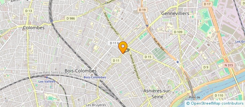 localisation de l'entreprise TWINS BEAUTY à BOIS-COLOMBES