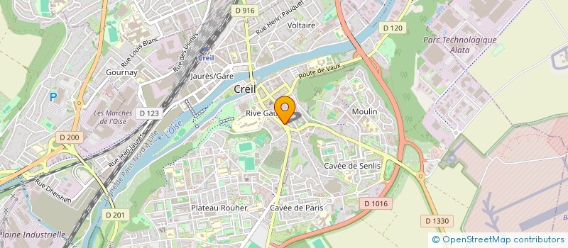 localisation de l'entreprise TWINS IKEL  CREIL