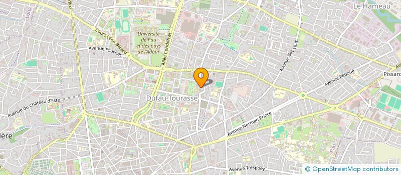 localisation de l'entreprise TWINS K IMMOBILIER à PAU