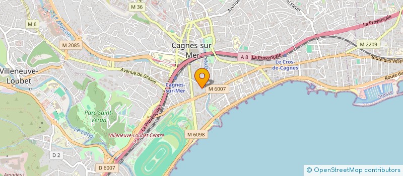 localisation de l'entreprise TWINS PP à CAGNES-SUR-MER