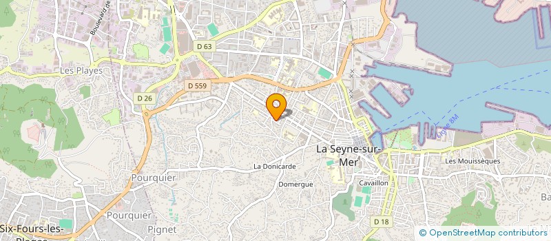 localisation de l'entreprise TWINS REFIT à LA SEYNE-SUR-MER