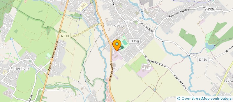 localisation de l'entreprise TWINS11  CESSY