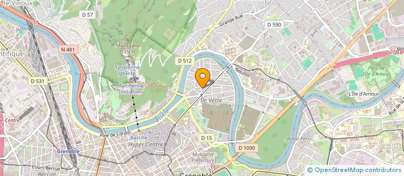 localisation de l'entreprise TWINSIGHT à GRENOBLE