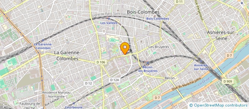 localisation de l'entreprise TWINSTENNIS à BOIS-COLOMBES