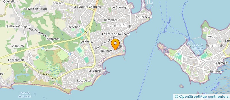 localisation de l'entreprise TWINTIP  LARMOR-PLAGE