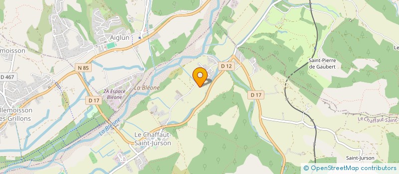 localisation de l'entreprise TWIRL'SHINE  LE CHAFFAUT-SAINT-JURSON