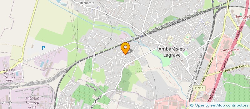 localisation de l'entreprise TWIRLING BATON AMBARES à AMBARES-ET-LAGRAVE