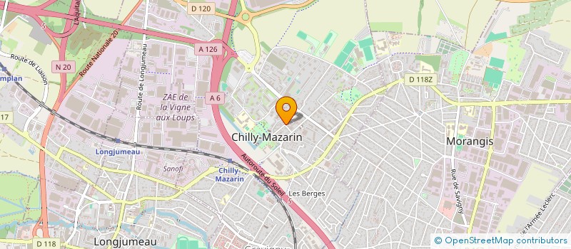 localisation de l'entreprise TWIRLING-BATON-CLUB CHILLY-MAZARIN à CHILLY-MAZARIN