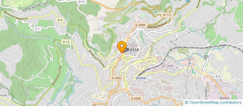 localisation de l'entreprise TWIRLING BATON PLAN DE GRASSE  GRASSE