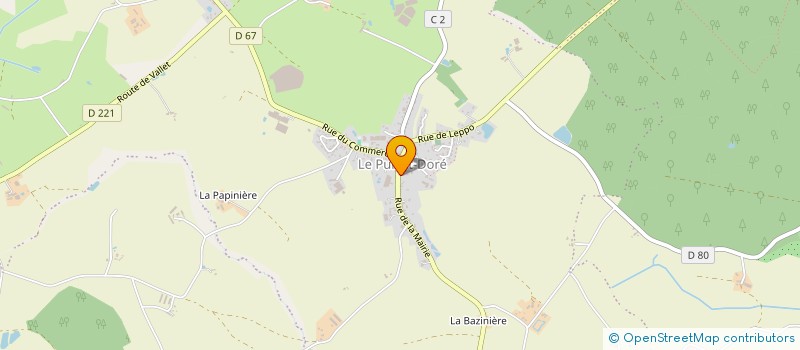 localisation de l'entreprise TWIRLING CLUB à MONTREVAULT-SUR-EVRE