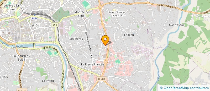 localisation de l'entreprise TWIRLING CLUB ALES EN CEVENNES (TCAC)  ALES