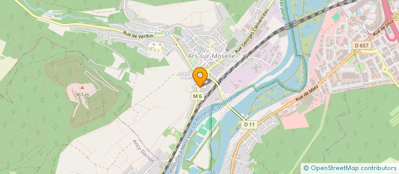 localisation de l'entreprise TWIRLING CLUB ARS SUR MOSELLE  ARS-SUR-MOSELLE