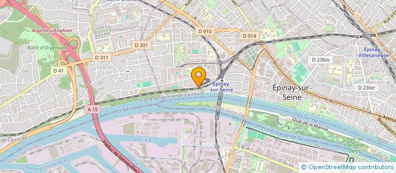 localisation de l'entreprise TWIRLING CLUB D'EPINAY SUR SEINE à EPINAY-SUR-SEINE