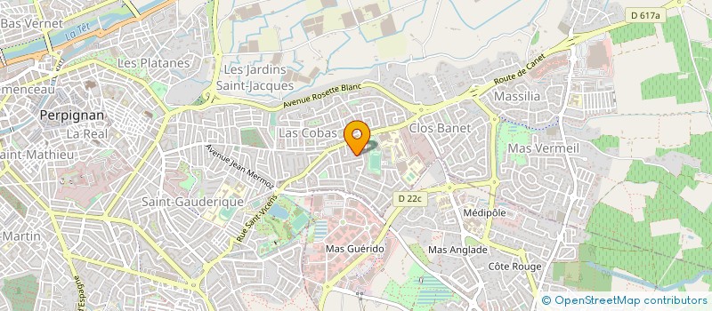 localisation de l'entreprise TWIRLING CLUB DE PERPIGNAN  PERPIGNAN