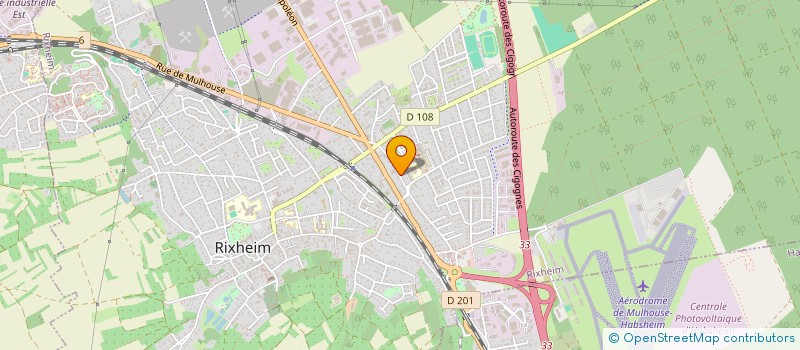 localisation de l'entreprise TWIRLING CLUB DE RIXHEIM  RIXHEIM
