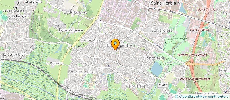 localisation de l'entreprise TWIRLING CLUB HERBLINOIS  SAINT-HERBLAIN