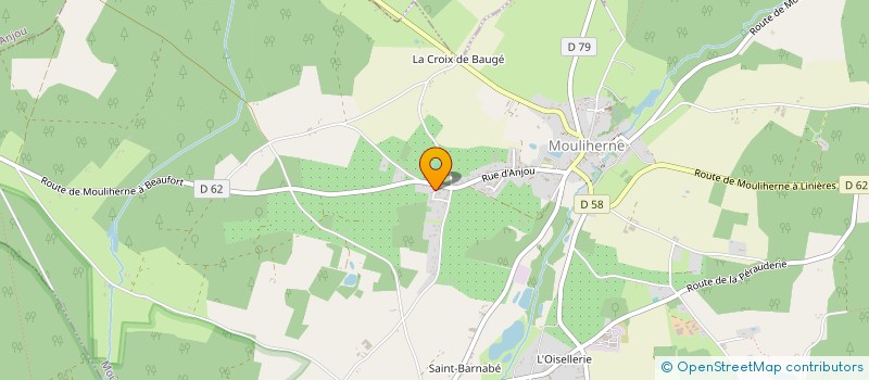 localisation de l'entreprise TWIRLING-CLUB-LES AMAZONES  MOULIHERNE