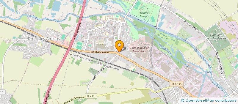 localisation de l'entreprise TWIRLING CLUB LES EMERAUDES D' AMIENS  AMIENS