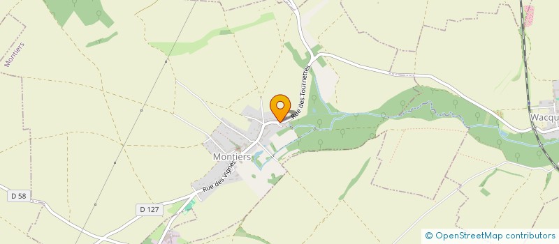 localisation de l'entreprise TWIRLING CLUB LES ETOILES FILANTES  MONTIERS