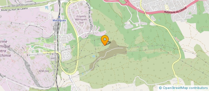 localisation de l'entreprise TWIRLING CLUB MARTEGAL  MARTIGUES